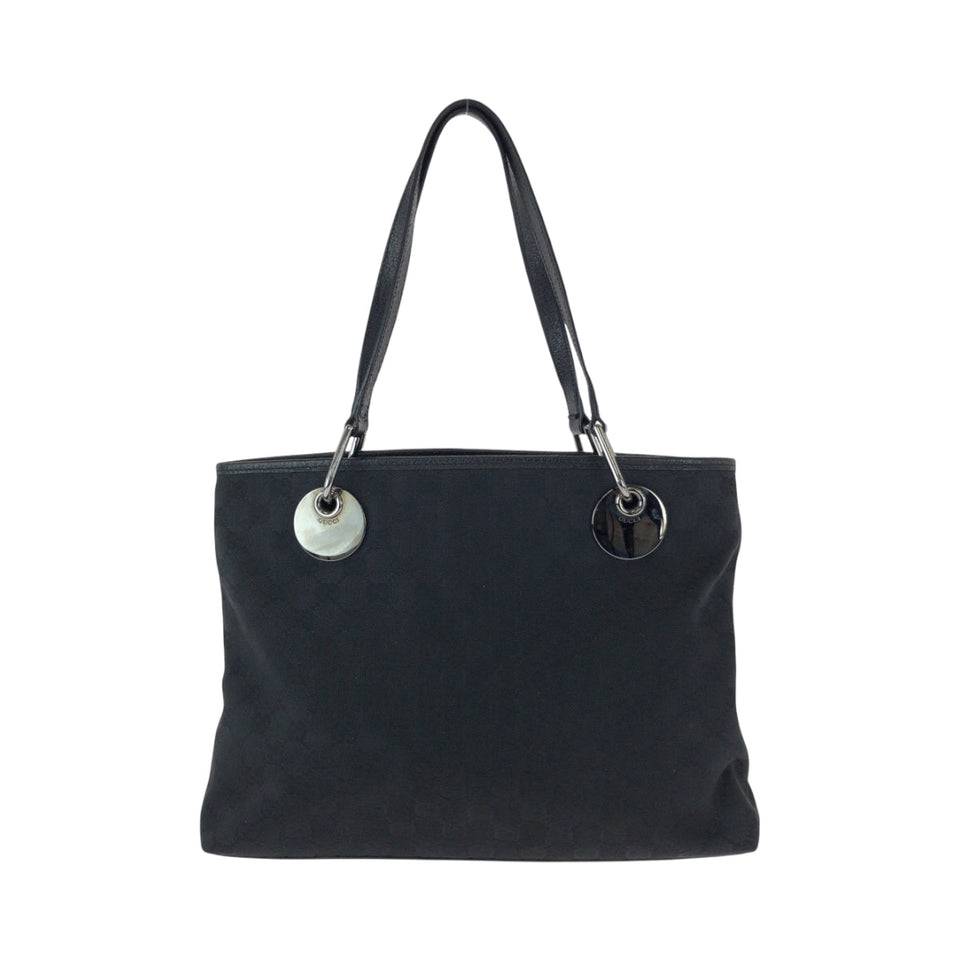 Gucci Tote Bag 120837 GG canvas black