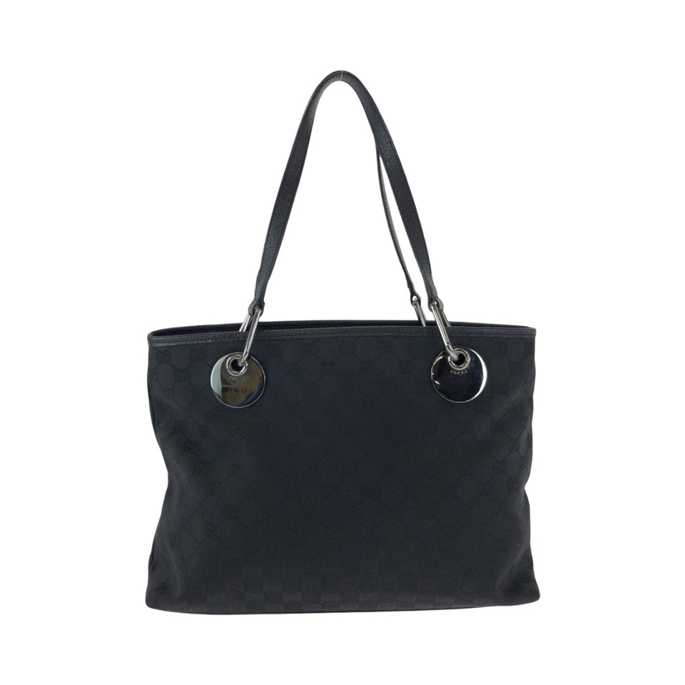 Gucci Tote Bag 120837 GG canvas black
