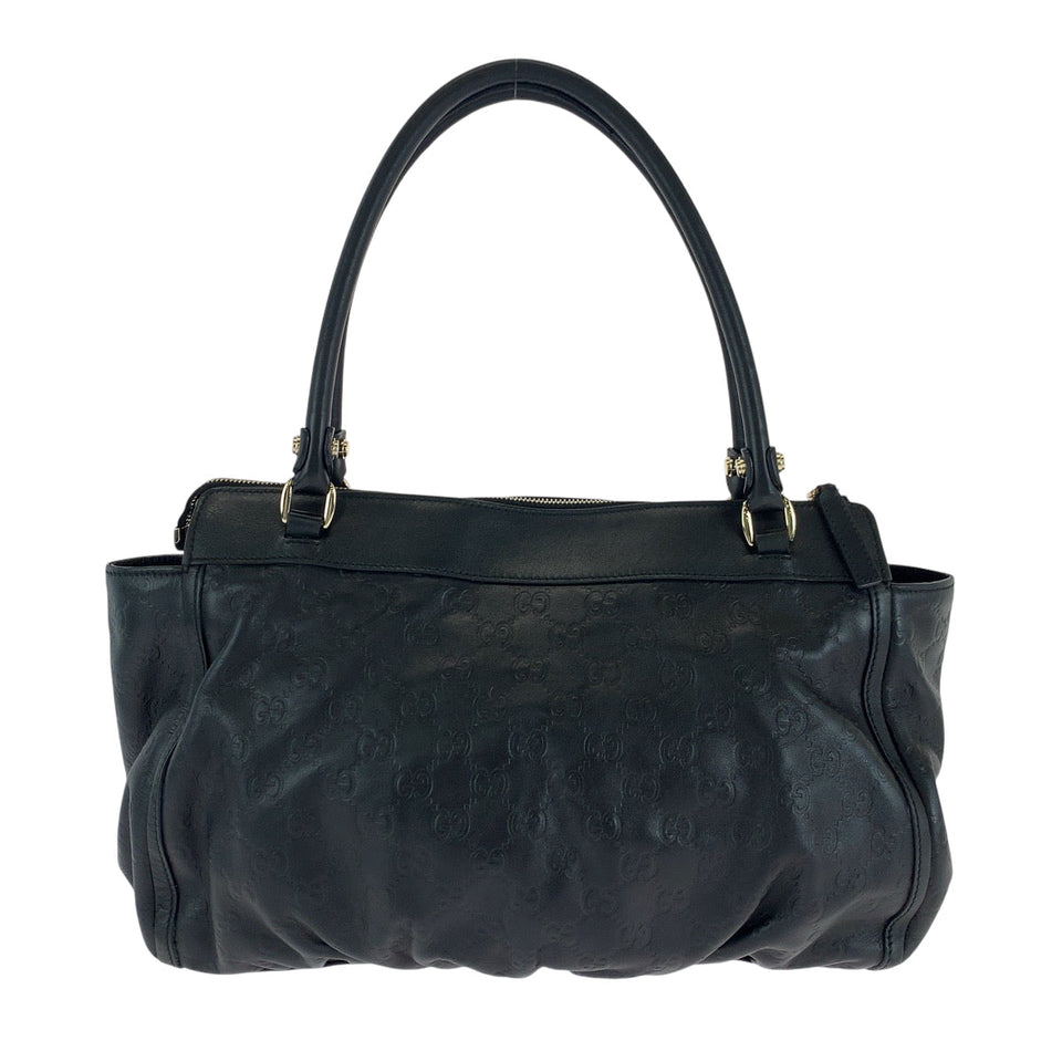 Gucci Tote Bag 189831 leather black Abbey