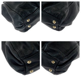 Gucci Tote Bag 189831 leather black Abbey