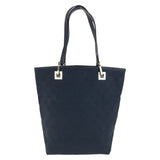 Gucci Tote Bag 002 1099 GG canvas Black GoldMetal