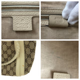Gucci Shoulder Bag 282300 GG canvas Beige Ivory Gold Metal Bella