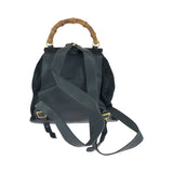 Gucci Backpack 003 58 0016 Suede black brown Bamboo Old Gucci