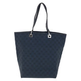 Gucci Tote Bag 31243 GG canvas Black SilverMetal