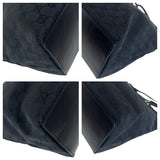 Gucci Tote Bag 31243 GG canvas Black SilverMetal