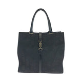 Gucci Tote Bag 002 1064 GG canvas black Jackie