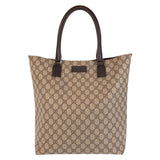 Gucci Tote Bag 131220 GG Supreme Canvas Beige brown