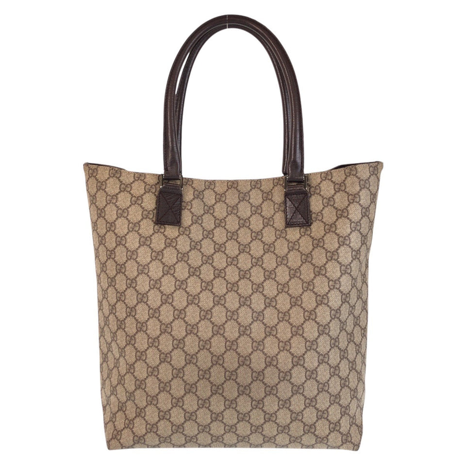 Gucci Tote Bag 131220 GG Supreme Canvas Beige brown