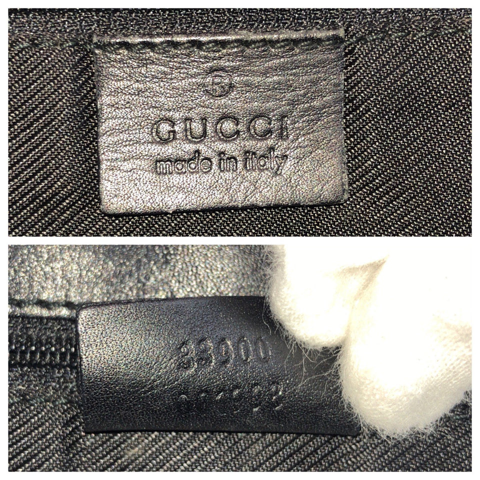 Gucci Shoulder Bag 33900 GG canvas Black GoldMetal One Shoulder Bag Women