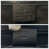 Gucci Tote Bag 107757 GG canvas Black SilverMetal Tote Bag Shoulder Bag Women