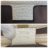 Gucci Shoulder Bag 137388 leather White GoldMetal Horsebit Women