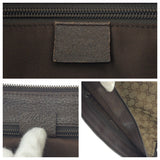 Gucci Shoulder Bag 114273 GG canvas Beige Brown SilverMetal Shoulder Bag pochette Women