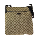 Gucci Shoulder Bag 122791 GG canvas, leather Beige brown Shoulder Bag Messenger bag Women