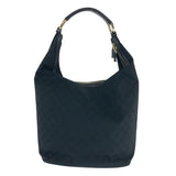 Gucci Shoulder Bag 001 42870 GG canvas Black GoldMetal Hobo Shoulder Bag Women