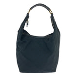 Gucci Shoulder Bag 001 42870 GG canvas Black GoldMetal Hobo Shoulder Bag Women