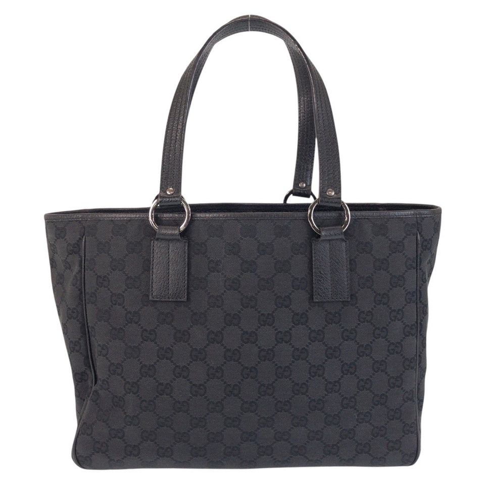 Gucci Tote Bag 113017 GG canvas Black black