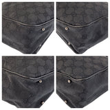 Gucci Tote Bag 113017 GG canvas Black black