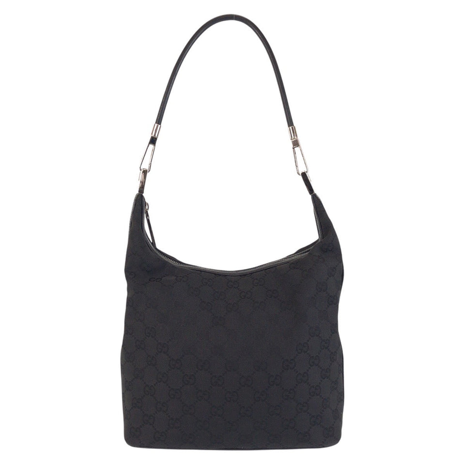 Gucci Shoulder Bag 01234 GG canvas Black black