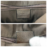 Gucci Tote Bag 130733 GG canvas, leather Brown Gold Metal Tote Bag Shoulder Bag Abbey Women