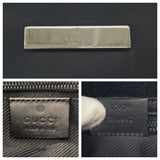Gucci Shoulder Bag 27639 GG canvas Black SilverMetal