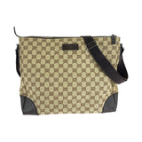 Gucci Shoulder Bag 110054 GG canvas Beige Brown SilverMetal