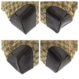 Gucci Shoulder Bag 110054 GG canvas Beige Brown SilverMetal