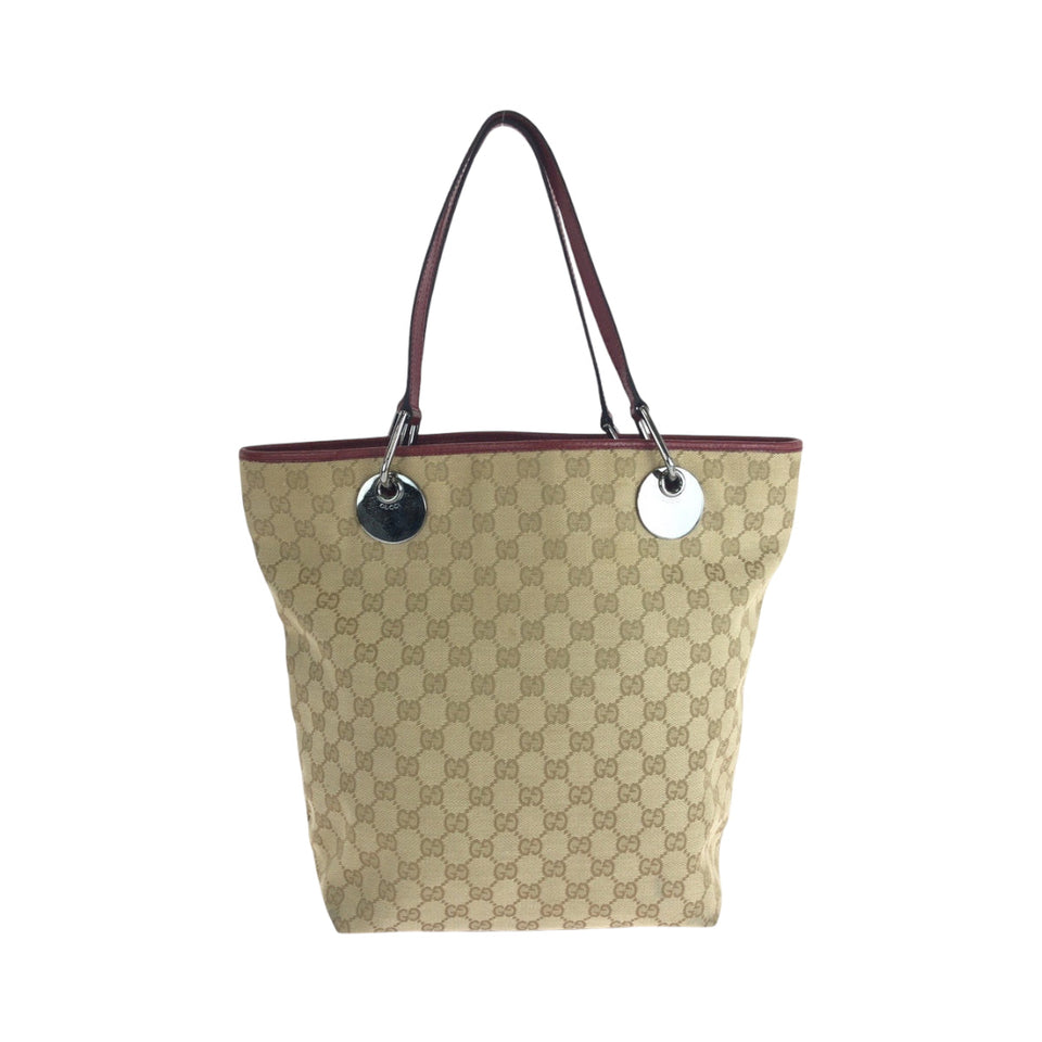 Gucci Tote Bag 120836 GG canvas beige