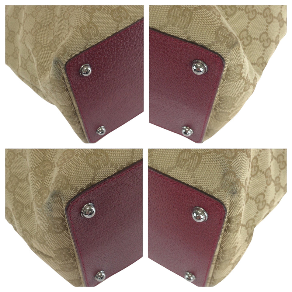 Gucci Tote Bag 120836 GG canvas beige