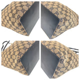 Gucci Tote Bag 002 1098 GG canvas, leather Black GoldMetal Tote Bag Shoulder Bag Women