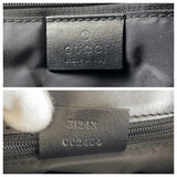 Gucci Tote Bag 31243 GG canvas, leather Black SilverMetal Tote Bag Shoulder Bag Women