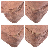 Gucci Tote Bag 296835 leather Pink Beige Gold Metal Guccisima Sukey