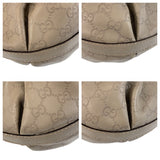 Gucci Tote Bag 269953 leather Greige Gold Metal Scarlet Guccissima