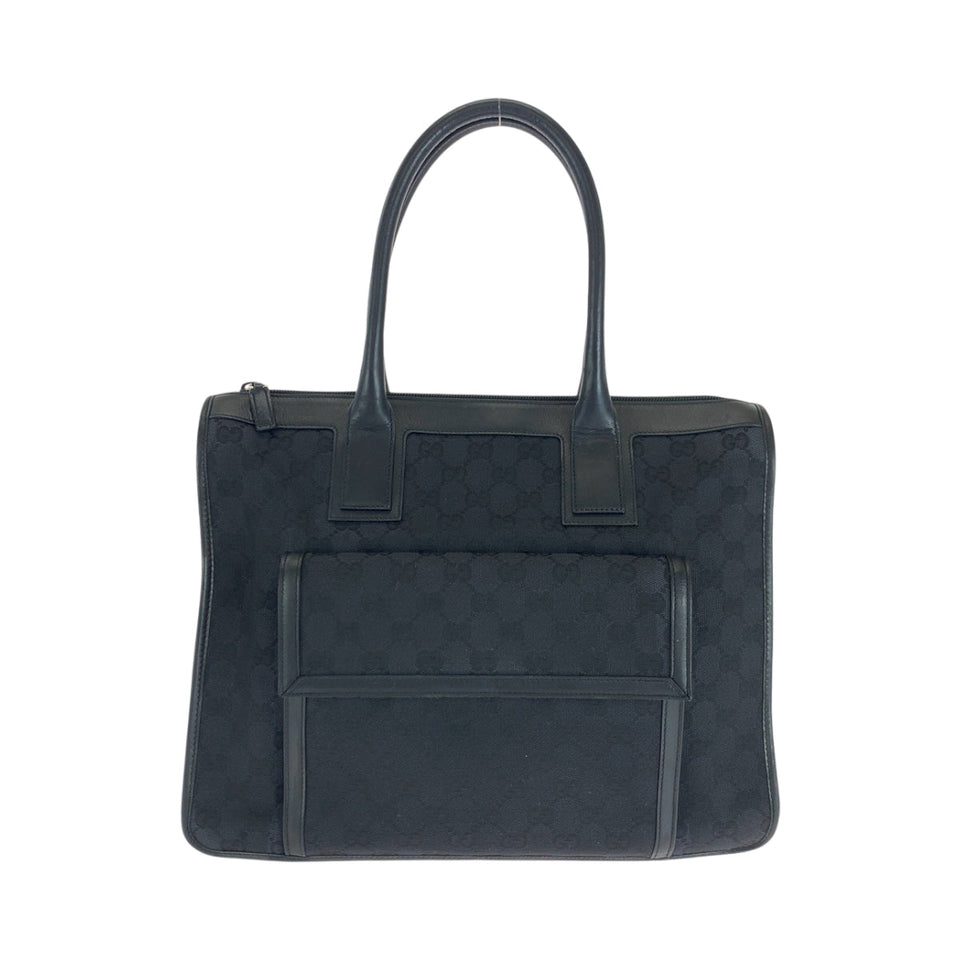 Gucci Handbag 000 0854 GG canvas Black SilverMetal Handbag Shoulder Bag Women