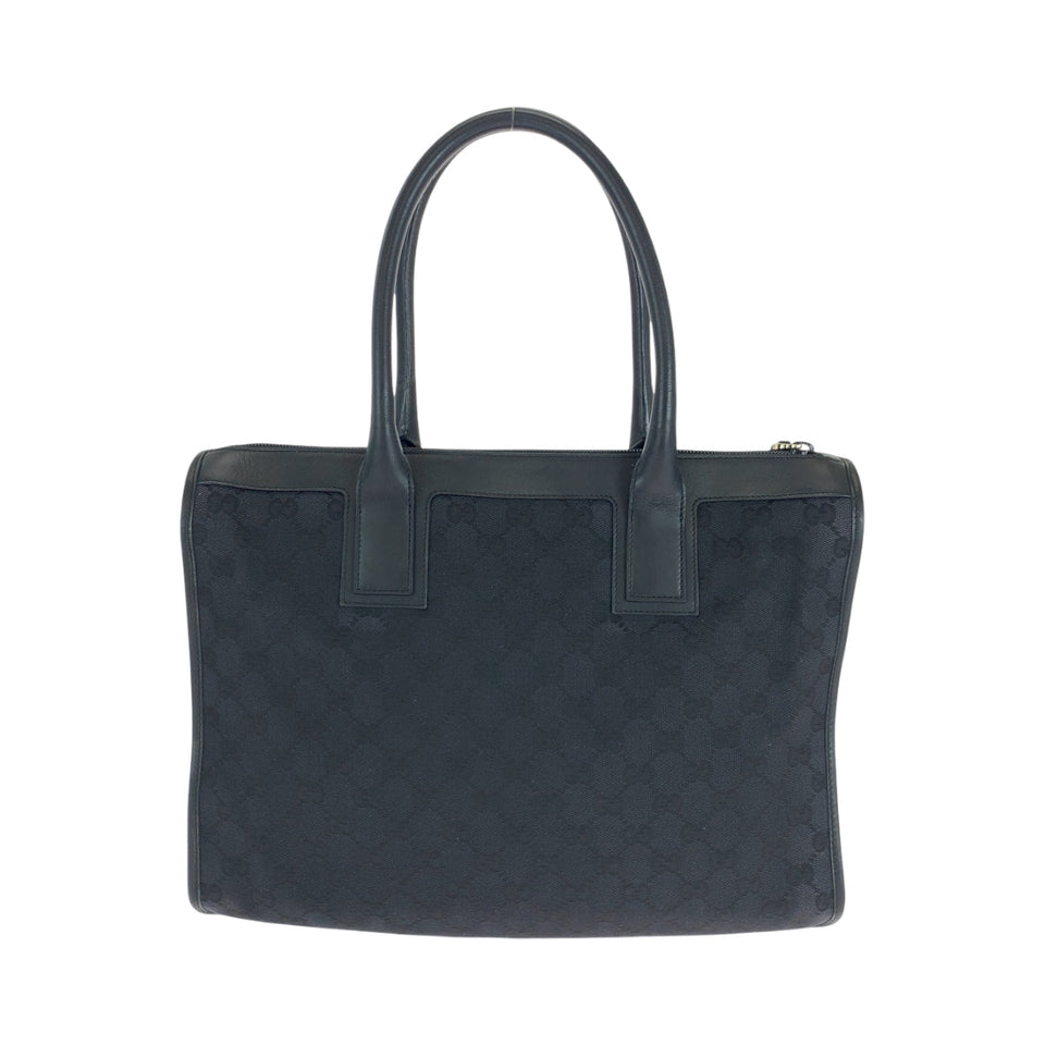 Gucci Handbag 000 0854 GG canvas Black SilverMetal Handbag Shoulder Bag Women