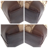 Gucci Tote Bag 33890 GG canvas, leather Brown beige Tote Bag Shoulder Bag Women
