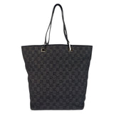 Gucci Tote Bag 31243 GG canvas, leather black Tote Bag Shoulder Bag Women