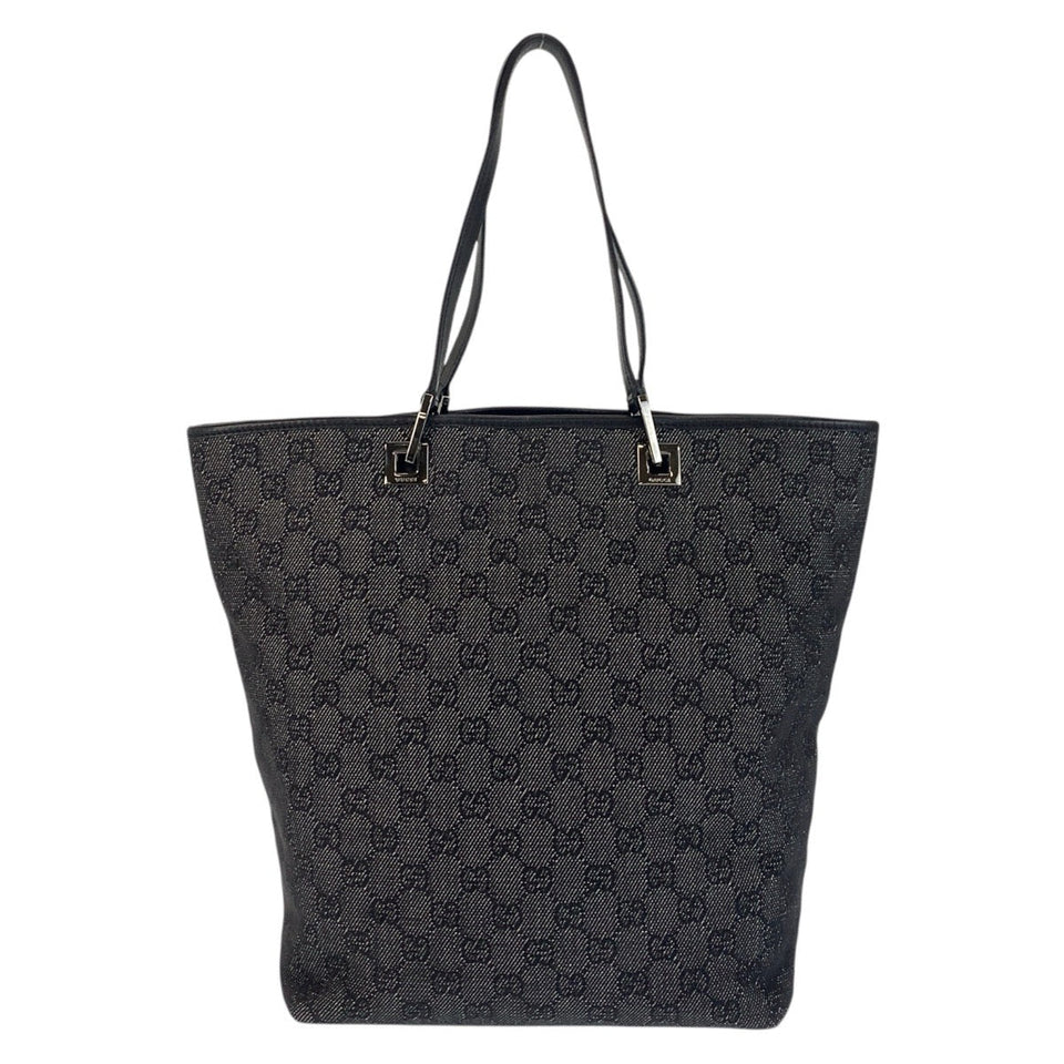 Gucci Tote Bag 31243 GG canvas, leather black Tote Bag Shoulder Bag Women