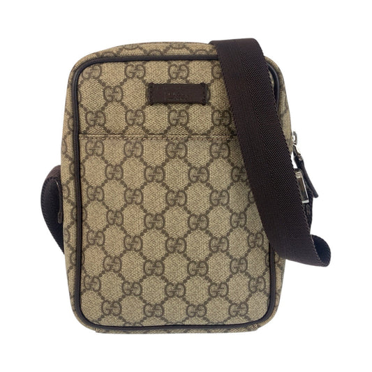 Gucci Shoulder Bag 122754 GG Supreme Canvas beige Shoulder Bag pochette Women