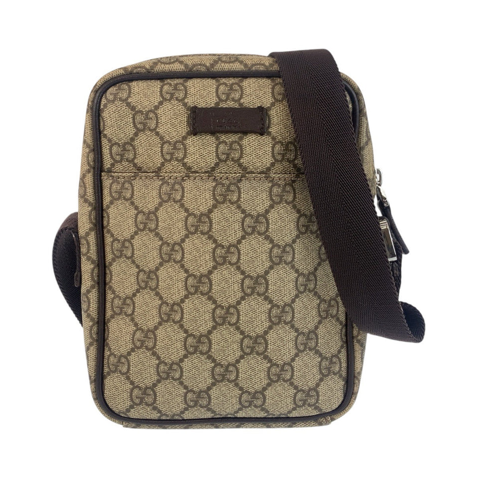 Gucci Shoulder Bag 122754 GG Supreme Canvas beige Shoulder Bag pochette Women