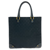 Gucci Tote Bag 120898 GG canvas, leather black Tote Bag Shoulder Bag Studs Women