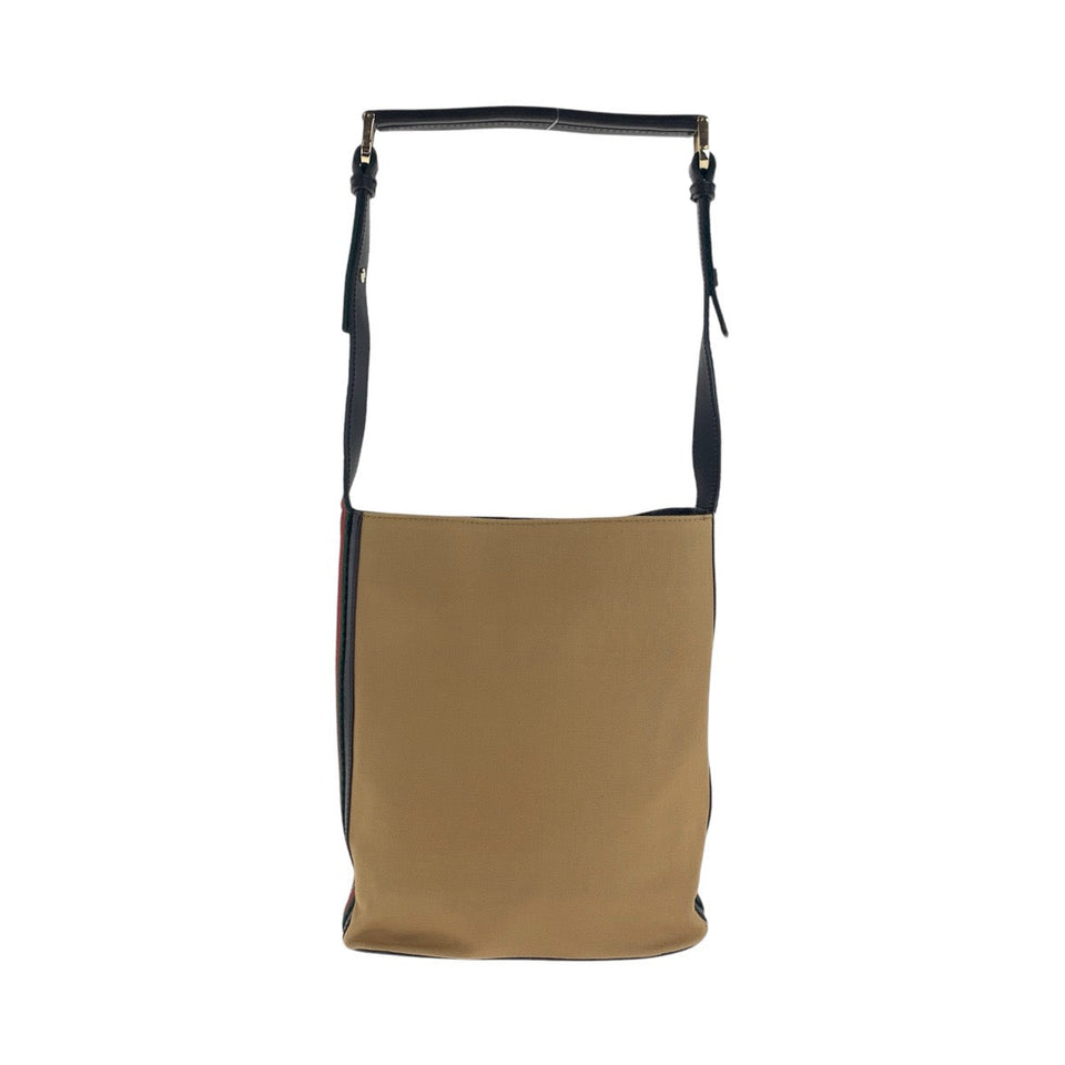 Gucci Shoulder Bag 001 4286 Canvas, Leather beige Sherry line Women