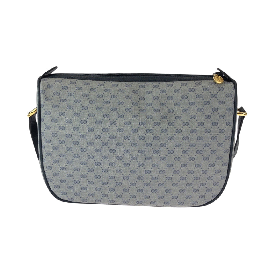 Gucci Shoulder Bag 89 02 077 GG Supreme Canvas gray Old Gucci