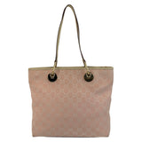 Gucci Tote Bag 139552 GG canvas, leather Pink White Gold Metal Tote Bag Shoulder Bag Women