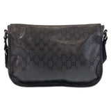 Gucci Shoulder Bag PVC black GG implementation