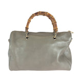 Gucci Shoulder Bag 353124 leather gold Bamboo