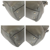 Gucci Shoulder Bag 353124 leather gold Bamboo