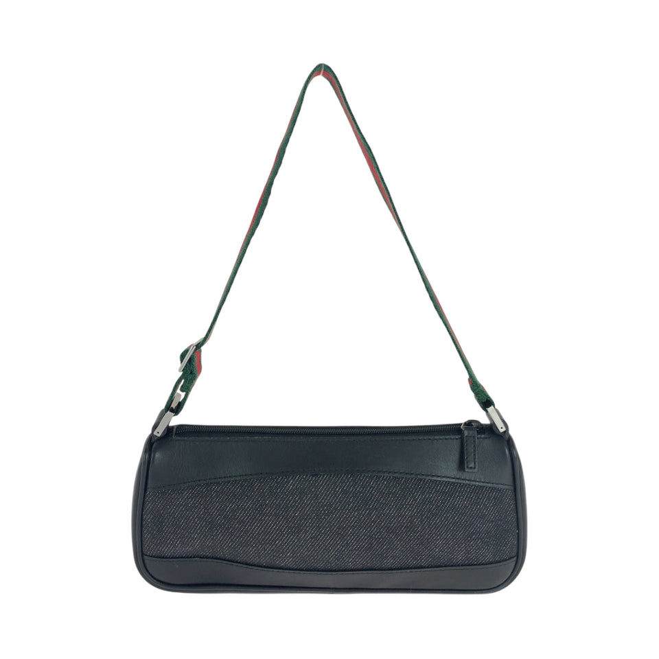 Gucci Handbag 92320 canvas Black SilverMetal Sherry line