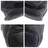 Gucci Backpack 006 2040 0016 leather Black GoldMetal Backpack Bamboo Women