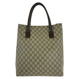 Gucci Tote Bag 131220 GG Supreme canvas, leather Beige brown Tote Bag Shoulder Bag Women