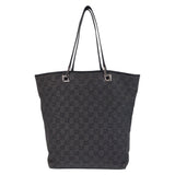 Gucci Tote Bag 31243 GG canvas, leather Black black Tote Bag Shoulder Bag Women